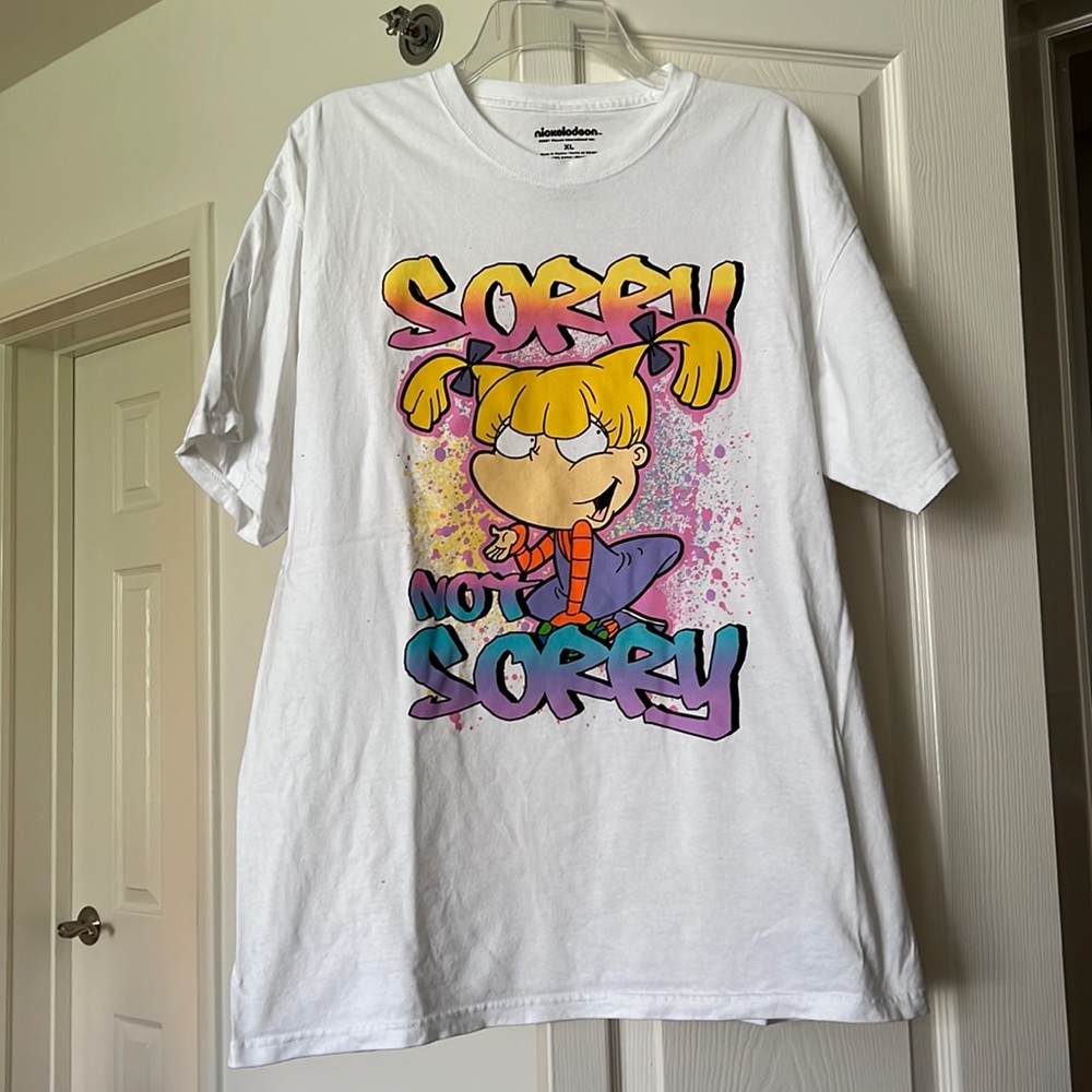 Nickelodeon Rugrats Angelica white T-shirt NWOT size XL